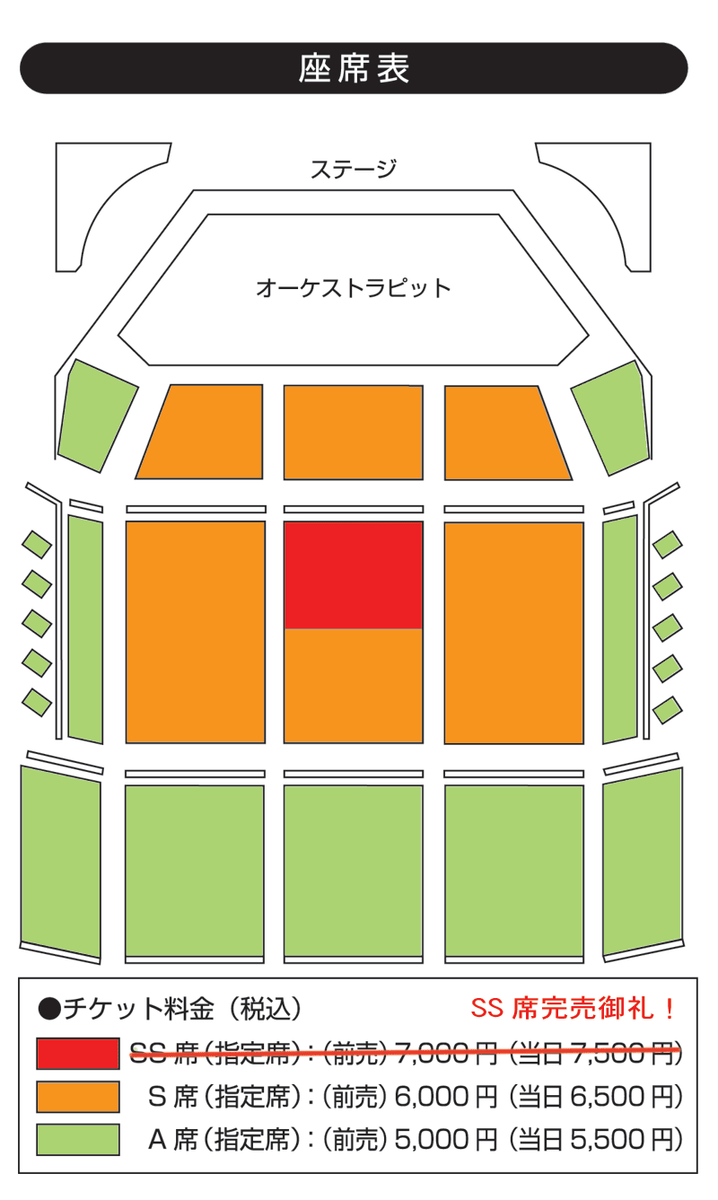 チケット座席表