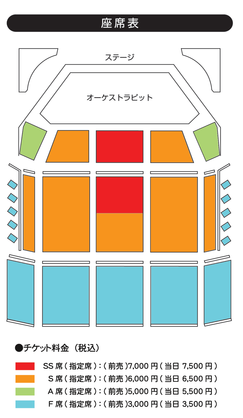 チケット座席表